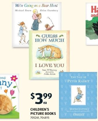 ALDI Children's Picture Books offer