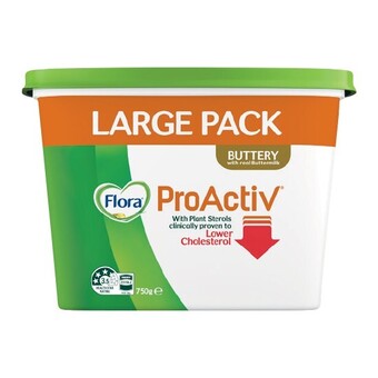 Woolworths Flora proactiv spread 750g offer