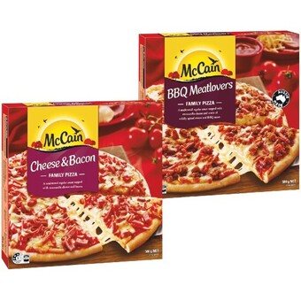 Woolworths Mccain family pizza 490-500g offer