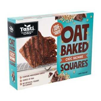 Woolworths Tasti oat baked squares 150g pk 5 offer