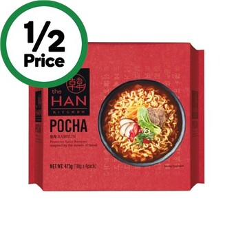 Woolworths Han kitchen instant noodles 468-476g offer