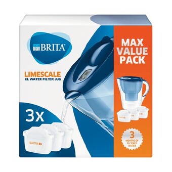 Woolworths Brita premium starter pack jug 3.5 litre with 3 limescale filter offer
