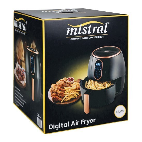 Mistral 4 litre digital air fryer offer at Woolworths