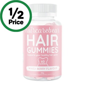 Woolworths Haircare bear hair gummies pk 60 offer