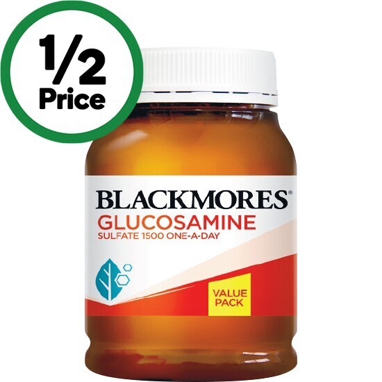 Blackmores glucosamine sulfate 1500mg tablets pk 150 offer at Woolworths