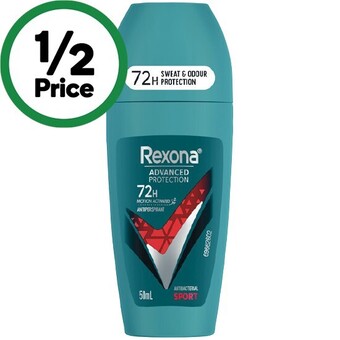 Woolworths Rexona advanced roll-on deodorant 50ml offer