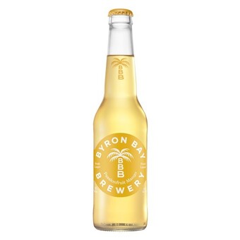 Byron bay fruit lager passionfruit mango bottles 24x355ml