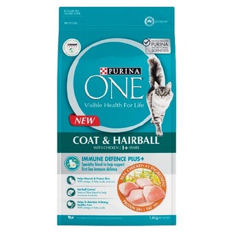 Woolworths Purina one dry cat food 1.4-1.5kg offer