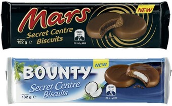 Mars or bounty biscuits 132g