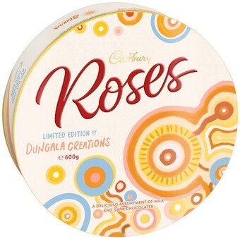 Coles Cadbury roses tin 600g offer