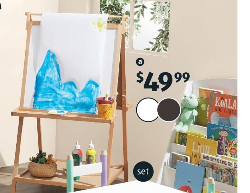 Deluxe Easel offer at ALDI