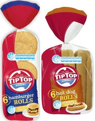 Coles Tip top rolls 6 pack offer