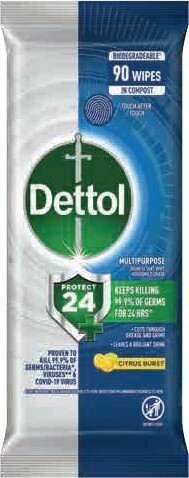 Coles Dettol 24hr wipes 90 pack offer