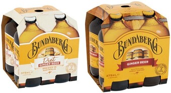 Coles Bundaberg brewed soft drinks 4x375ml offer