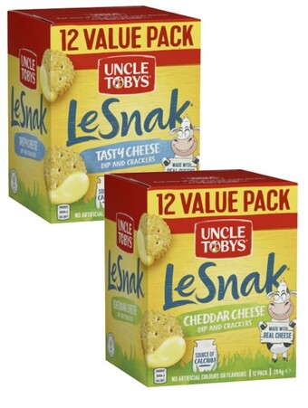 Coles Uncle tobys le snak value pack 264g offer