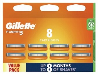 Gillette fusion 5 razor blade cartridges 8 pack