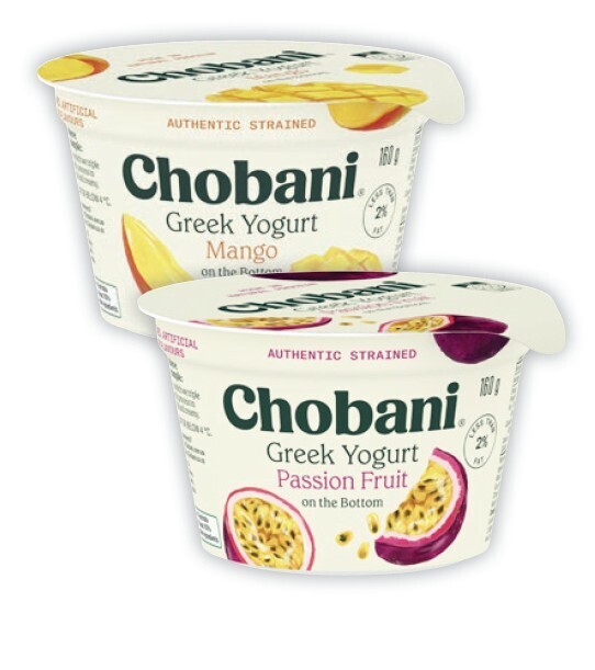 Chobani greek yogurt pot 160g offer at Coles
