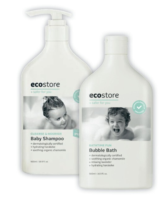 Ecostore baby bubble bath or shampoo 500ml offer at Coles