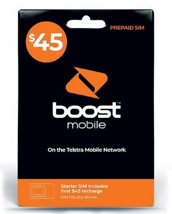 Coles Boost $45 sim pack offer
