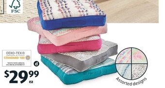 ALDI Floor Cushion offer