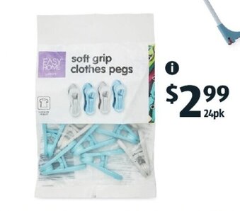 Soft Grip Pegs 24pk