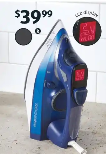 ALDI Multifunctional Steam Iron with LCD Display offer