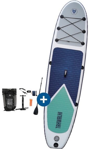 Tahwalhi turquoise bay 10’6” inflatable stand up paddle board