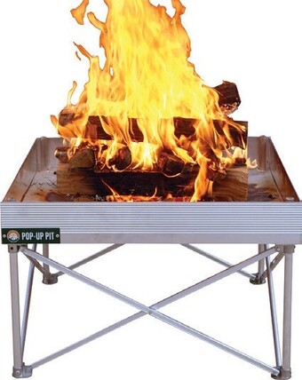 BCF Fireside portable popup fire pit offer