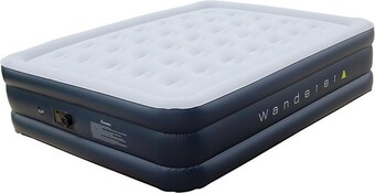 BCF Wanderer premium double high queen air bed with pump offer