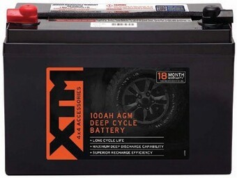 BCF Xtm agm deep cycle dc12-100agm battery offer