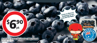 Coles Australian Eureka Blueberries 200g Punnet offer
