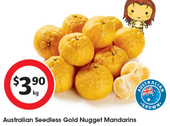 Coles Australian Seedless Gold Nugget Mandarins offer