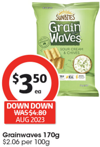 Coles Grainwaves 170g offer
