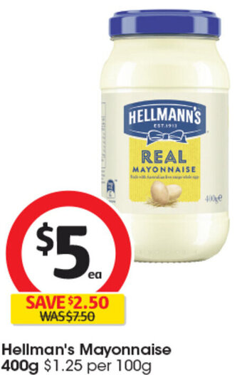 Hellman's Mayonnaise 400g