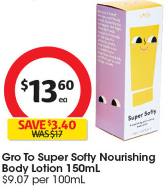 Gro To Super Softy Nourishing Body Lotion 150mL