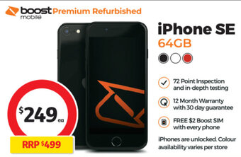 Coles iPhone SE 64GB offer
