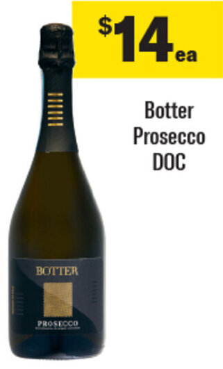 Coles Botter Prosecco DOC offer