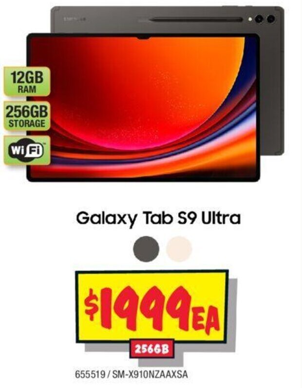 Galaxy Tab S9 Ultra offer at JB HiFi