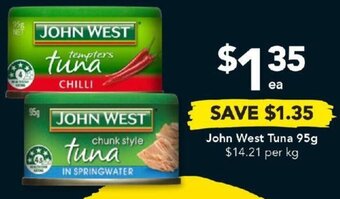 Drakes John West Tuna 95g offer