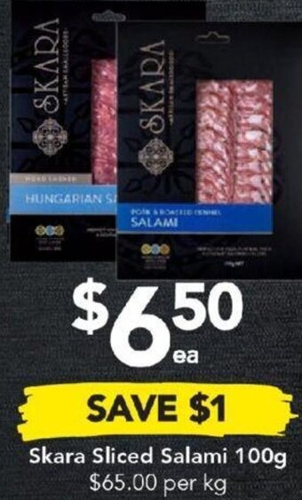 Drakes Skara Sliced Salami 100g offer