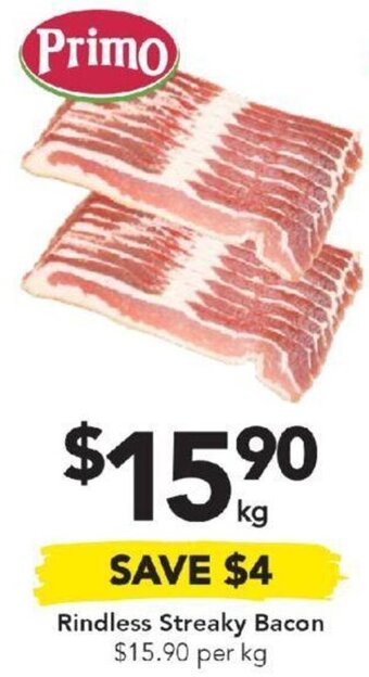 Drakes Rindless Streaky Bacon offer