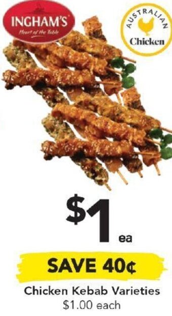 Drakes Chicken Kebab Varieties offer