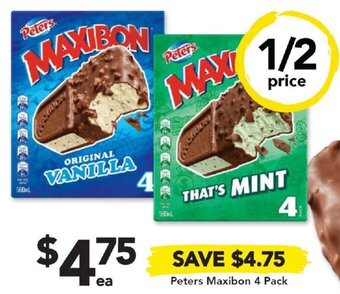 Drakes Peters Maxibon 4 Pack offer