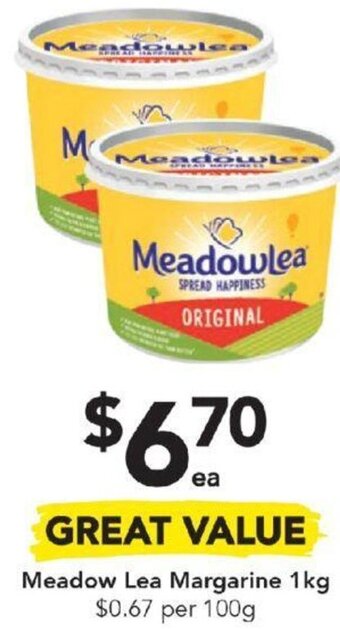 Drakes Meadow Lea Margarine 1kg offer