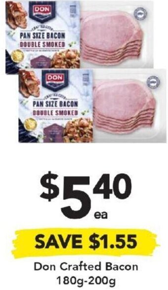 Drakes Don Crafted Bacon 180g-200g offer