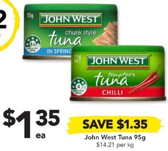 Drakes John West Tuna 95g offer