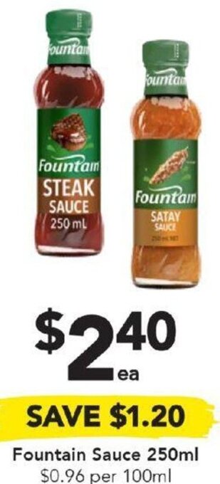 Drakes Fountain Sauce 250ml offer