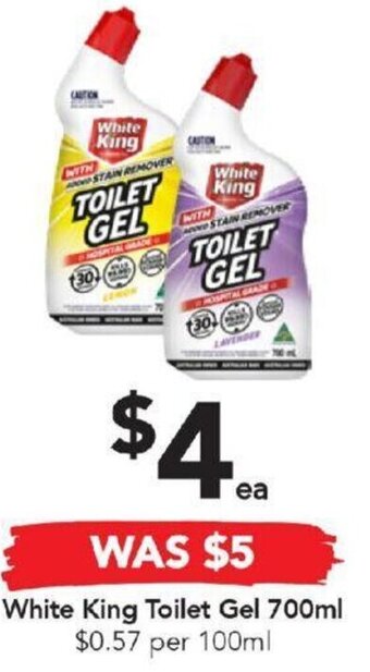 White King Toilet Gel 700ml
