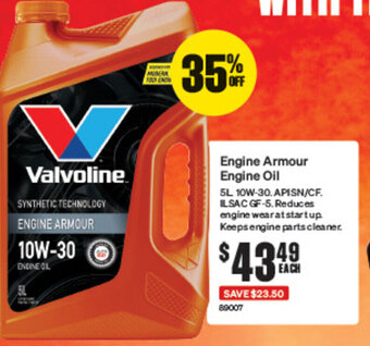 SuperCheap Auto Engine Armour Engine Oil offer
