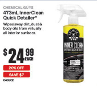 SuperCheap Auto CHEMICAL GUYS 473mL InnerClean Quick Detailer offer
